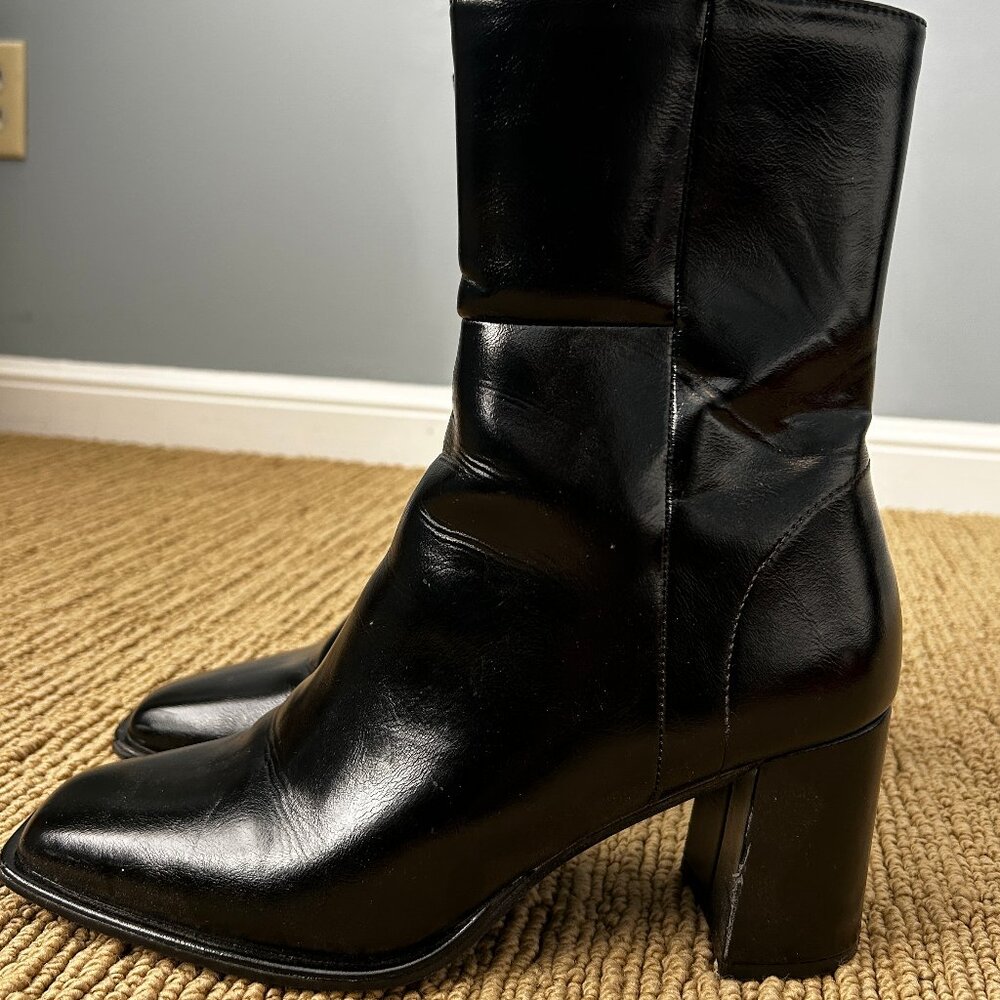 Madden Girl Mid-Calf Black Boots